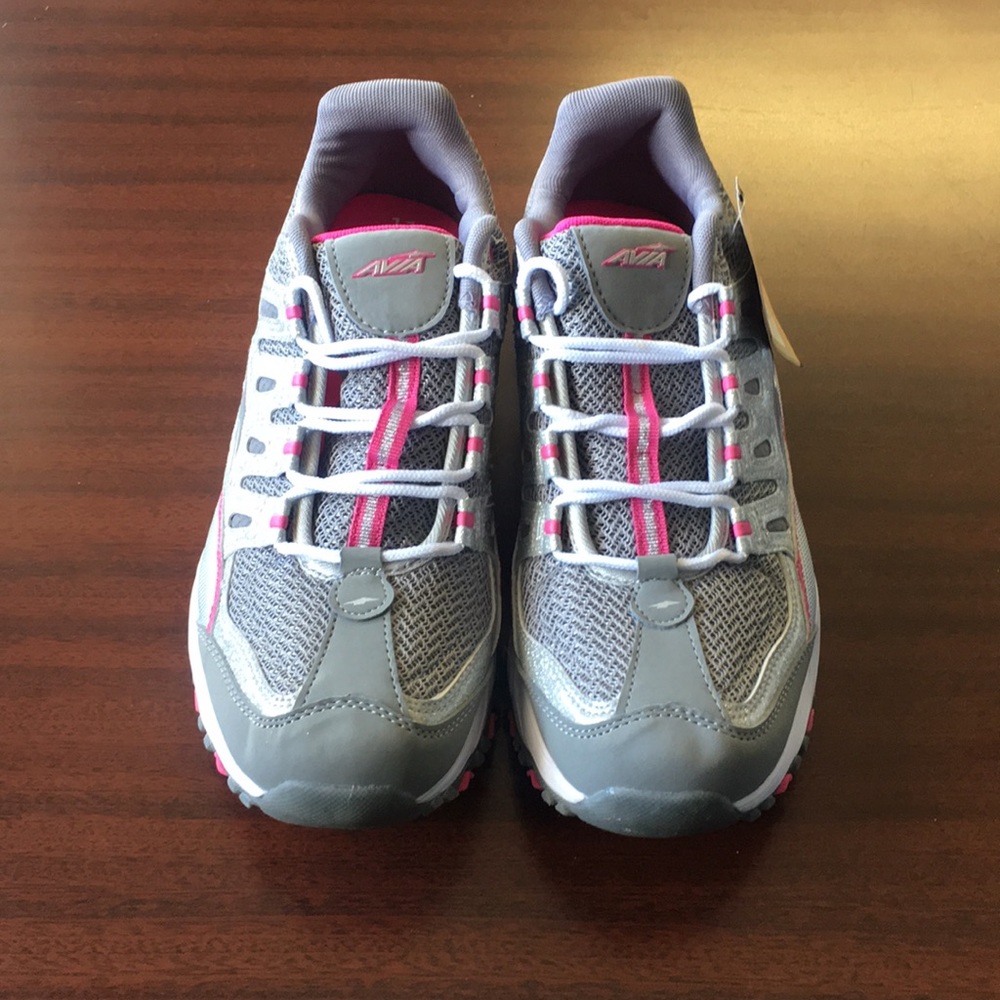 Pink and Silver Avia shoes. (Brand New)